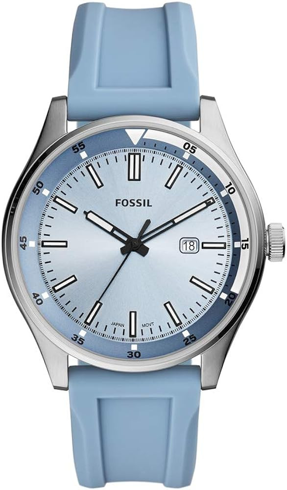 Fossil silicone watch strap best sale